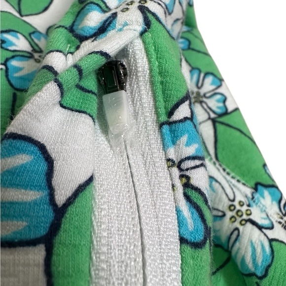 Talbots T by Talbots Women’s Plus 2X Cozy Crush Floral Fields Half-Zip Pullover - Picture 3 of 8